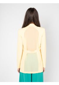 Patrizia Pepe Marynarka | 2S1461/A049 | Kobieta | Żółty. Kolor: żółty. Materiał: poliester, elastan. Styl: klasyczny, elegancki #3