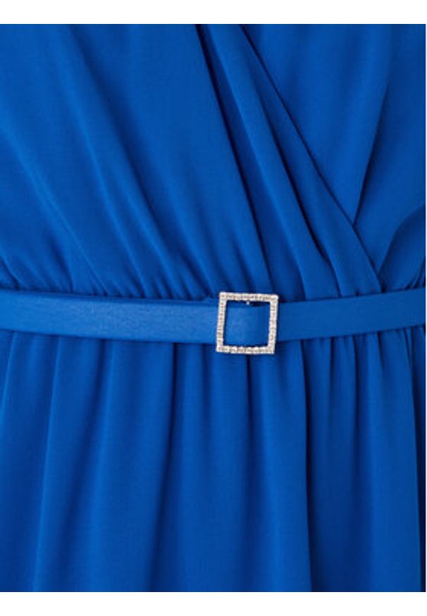 Artigli Sukienka koktajlowa ACAB004967 Niebieski Regular Fit. Kolor: niebieski. Materiał: syntetyk. Styl: wizytowy