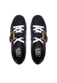 Versace Jeans Couture Sneakersy 79VA3SK9 ZPB27 Czarny. Kolor: czarny. Materiał: skóra