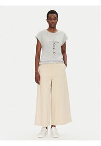 Fransa T-Shirt 20615462 Szary Regular Fit. Kolor: szary. Materiał: bawełna