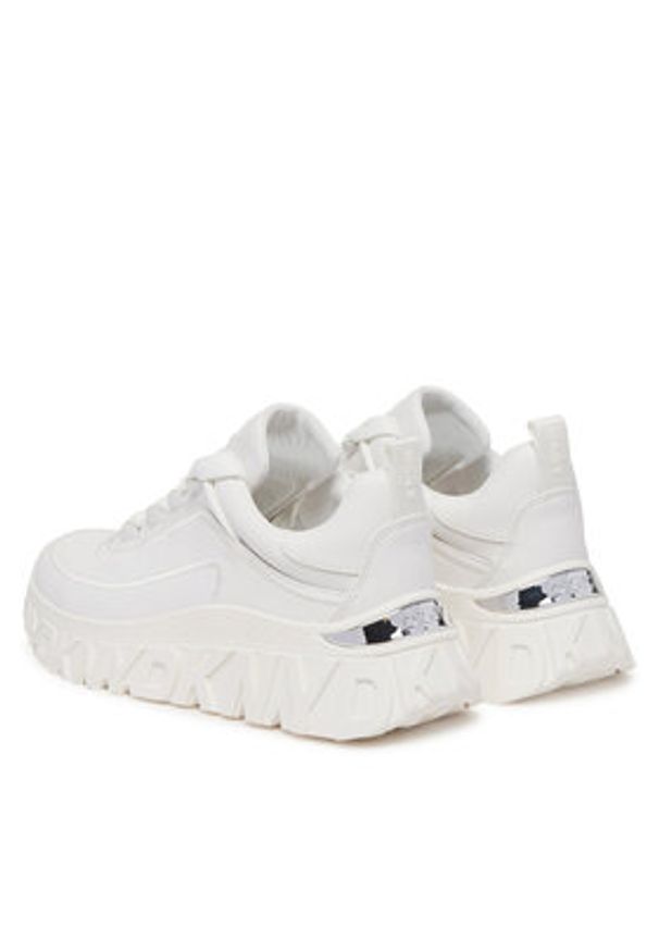 DKNY Sneakersy Lacombe K1522639 Biały. Kolor: biały. Materiał: materiał