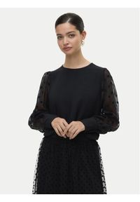Vero Moda Bluzka Alva 10337474 Czarny Regular Fit. Kolor: czarny. Materiał: syntetyk