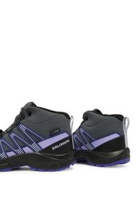 salomon - Salomon Trekkingi Xa Pro V8 Mid Waterproof L47857300 Szary. Kolor: szary. Materiał: materiał #2