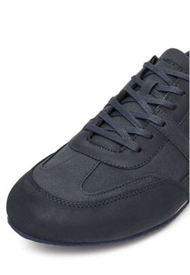 Lanetti Sneakersy EMERALD-30 MBS Granatowy. Kolor: niebieski. Materiał: skóra