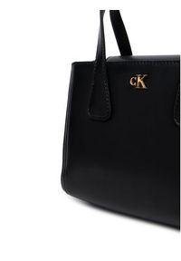 Calvin Klein Torebka Ck Mini Tote Crossbody LV04F3520G Czarny. Kolor: czarny. Materiał: skórzane #5