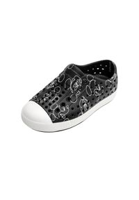 Native Shoes - Buty miejskie dziecięce NATIVE JEFFERSON PRINT JUNIOR DISNEY. Okazja: na co dzień. Kolor: czarny. Wzór: nadruk, motyw z bajki