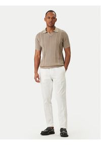 Karl Lagerfeld - KARL LAGERFELD Polo 655016 562304 Khaki Regular Fit. Typ kołnierza: polo. Kolor: brązowy. Materiał: bawełna #5