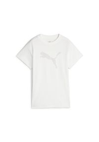Puma T-shirt damski biały M — 75% bawełna, 25% recykling. Kolor: biały. Materiał: bawełna. Sport: fitness #1