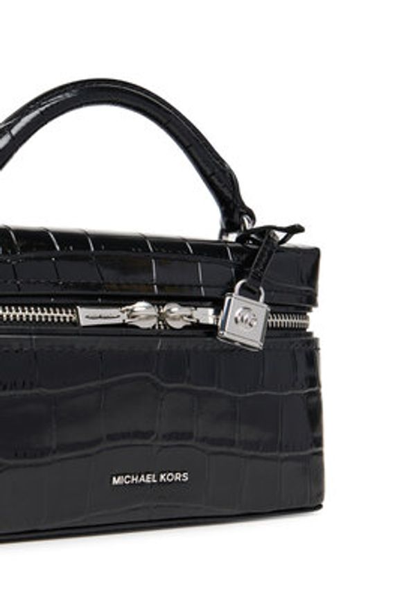MICHAEL Michael Kors Torebka Jana 32F5SQ1C0E Czarny. Kolor: czarny. Materiał: skórzane