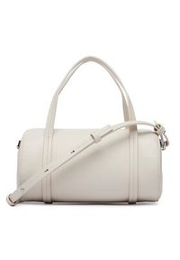 Calvin Klein Torebka Foil Logo Small Duffle Bag LV04F3663G Kremowy. Kolor: kremowy. Materiał: skórzane #5