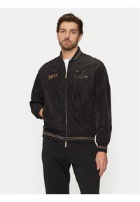 Karl Lagerfeld - KARL LAGERFELD Kurtka bomber 505405 551501 Czarny Regular Fit. Typ kołnierza: dekolt w karo. Kolor: czarny. Materiał: syntetyk #1