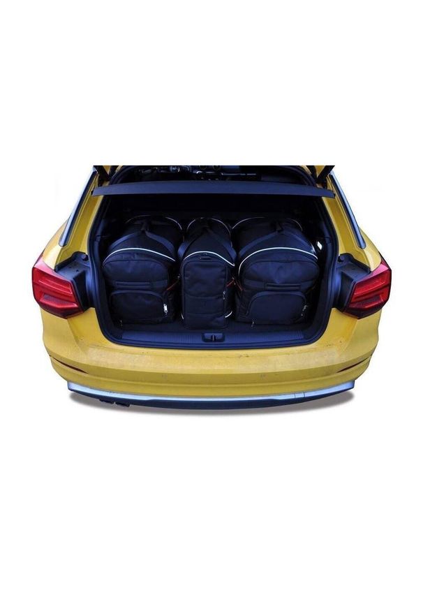 KJUST - Torby Do Bagażnika Audi Q2 2016+ 3Szt Kjust. Kolor: czarny. Styl: sportowy