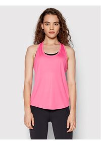 Reebok Koszulka techniczna Mesh Back H65583 Różowy Slim Fit. Kolor: różowy. Materiał: syntetyk