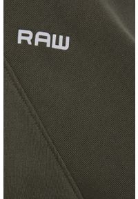 G-Star RAW - G-Star Raw sukienka D21280.A613 kolor zielony mini prosta. Okazja: na co dzień. Kolor: zielony. Materiał: poliester, dzianina. Długość rękawa: długi rękaw. Wzór: aplikacja. Typ sukienki: proste. Styl: casual. Długość: mini #2