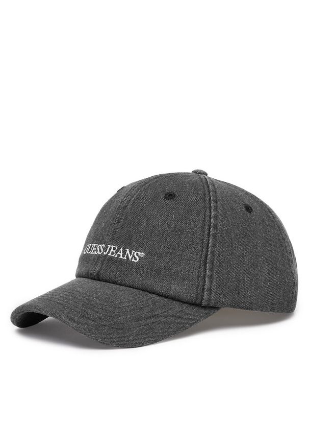 Czapka z daszkiem Guess Jeans. Kolor: czarny