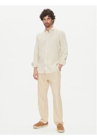 Hechter Paris Koszula 60357 151606 Beżowy Regular Fit. Kolor: beżowy #3