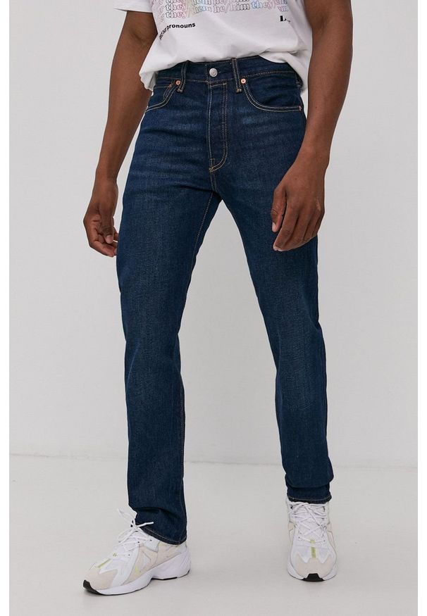 Levi's® - Levi's jeansy męskie 00501.3139-DarkIndigo. Okazja: na spotkanie biznesowe. Kolor: niebieski. Styl: biznesowy