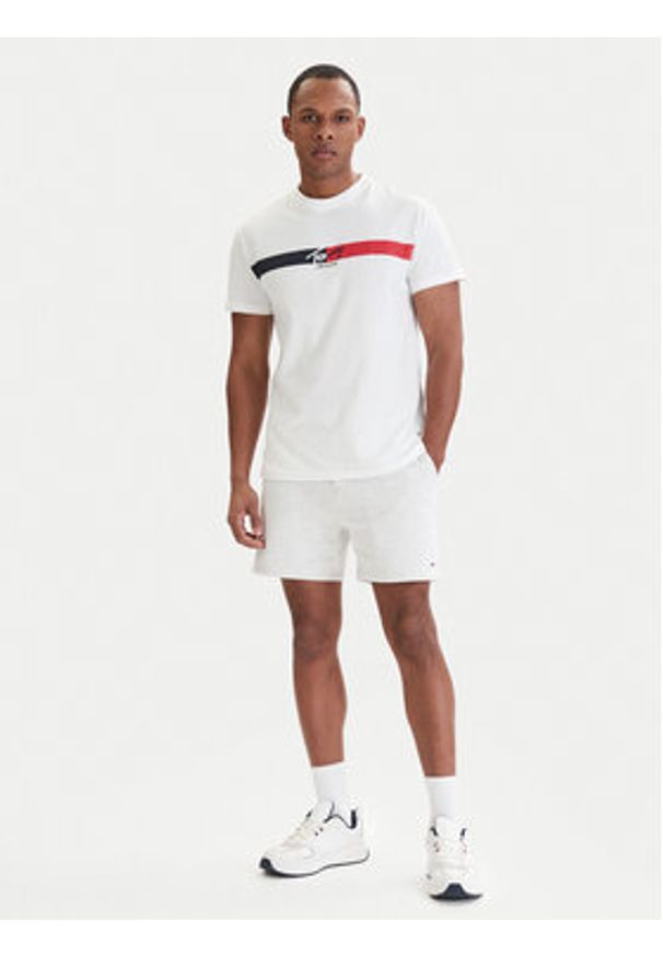 Tommy Jeans Szorty sportowe DM0DM21931 Szary Regular Fit. Kolor: szary. Materiał: bawełna. Styl: sportowy