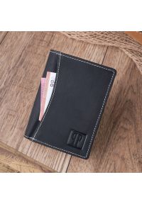 Portfel męski czarny PAOLO PERUZZI T-13-BL. Kolor: czarny. Materiał: skóra #1