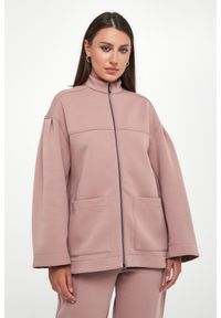 Bluza damska ze stójką Cadice MM. Typ kołnierza: kołnierzyk stójkowy