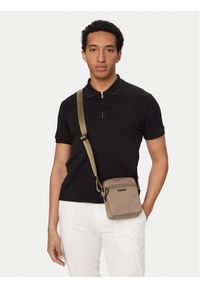 Hugo - HUGO Saszetka Everett 50563508 Brązowy jasny. Kolor: brązowy. Materiał: materiał #1