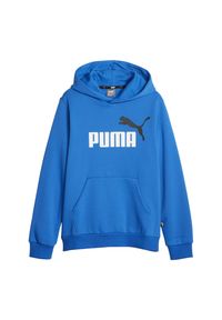 Bluza dziecięca Puma Ess+ 2 Col Big Logo Niebieski. Kolor: niebieski. Sport: joga i pilates #1