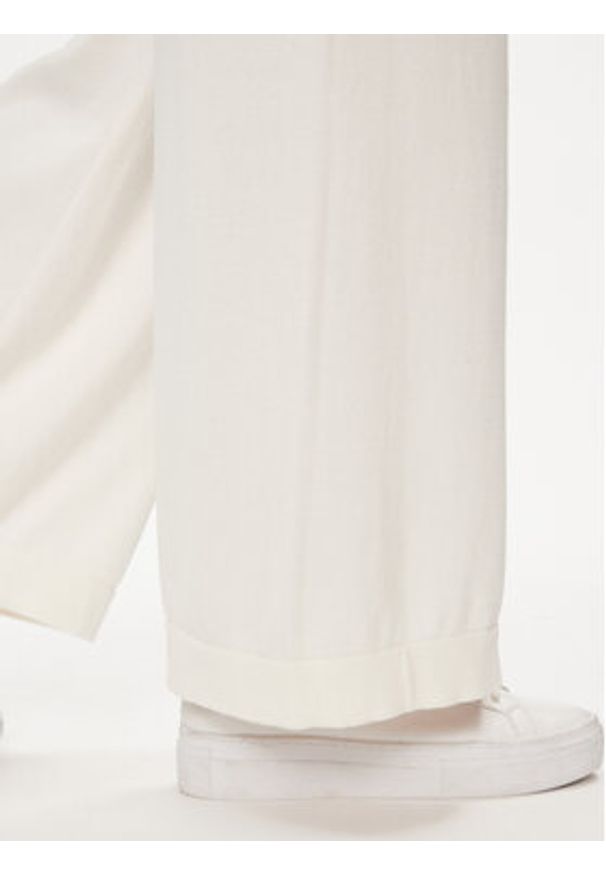 United Colors of Benetton - United Colors Of Benetton Spodnie dresowe 1294DF009 Écru Relaxed Fit. Materiał: bawełna