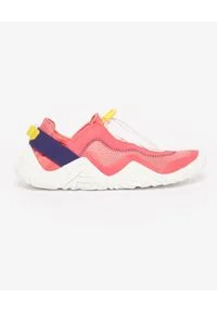Kenzo - KENZO - Różowe sneakersy Wave. Kolor: różowy, wielokolorowy, fioletowy. Materiał: guma, materiał. Sezon: lato #5