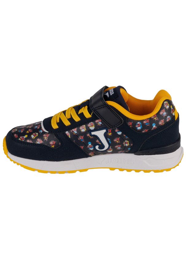 Joma - Buty sportowe Sneakersy chłopięce, Tornado Jr 24 JTORNAW. Kolor: żółty, wielokolorowy, niebieski. Sport: turystyka piesza