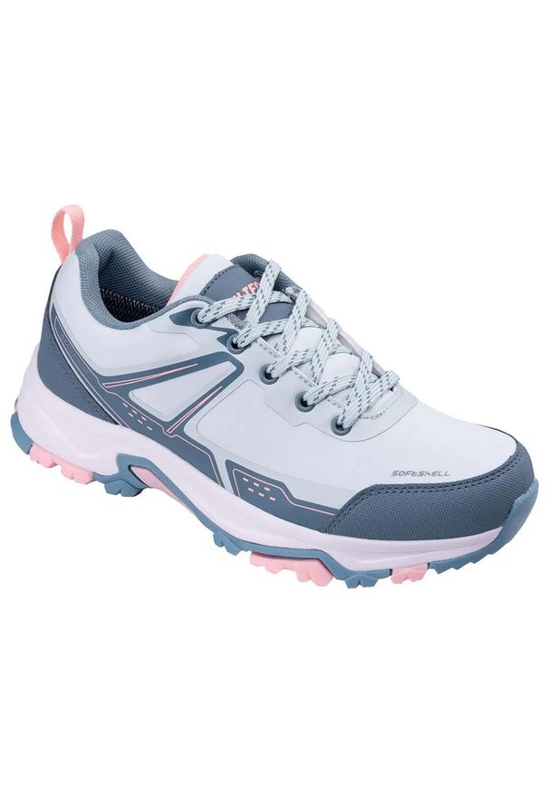 Hi-tec - Damskie Buty Turystyczne Hiset Low. Kolor: niebieski, brązowy, szary, wielokolorowy