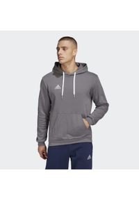 Bluza do piłki nożnej męska Adidas Entrada 22. Kolor: szary. Materiał: bawełna, poliester