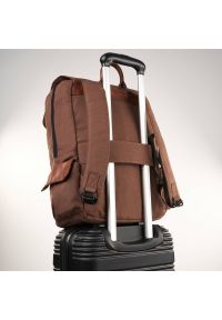 PAOLO PERUZZI - Paolo Peruzzi Plecak męski szkolny A4 na laptopa podróżny do pracy E-22-BR #1