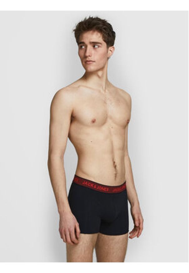 Jack & Jones Komplet 3 par bokserek Waistband 12127816 Czarny. Kolor: czarny. Materiał: bawełna
