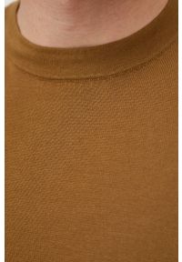Liu Jo sweter bawełniany M122P202GIROENTRY męski kolor zielony lekki. Kolor: zielony. Materiał: bawełna. Długość rękawa: długi rękaw. Długość: długie #5