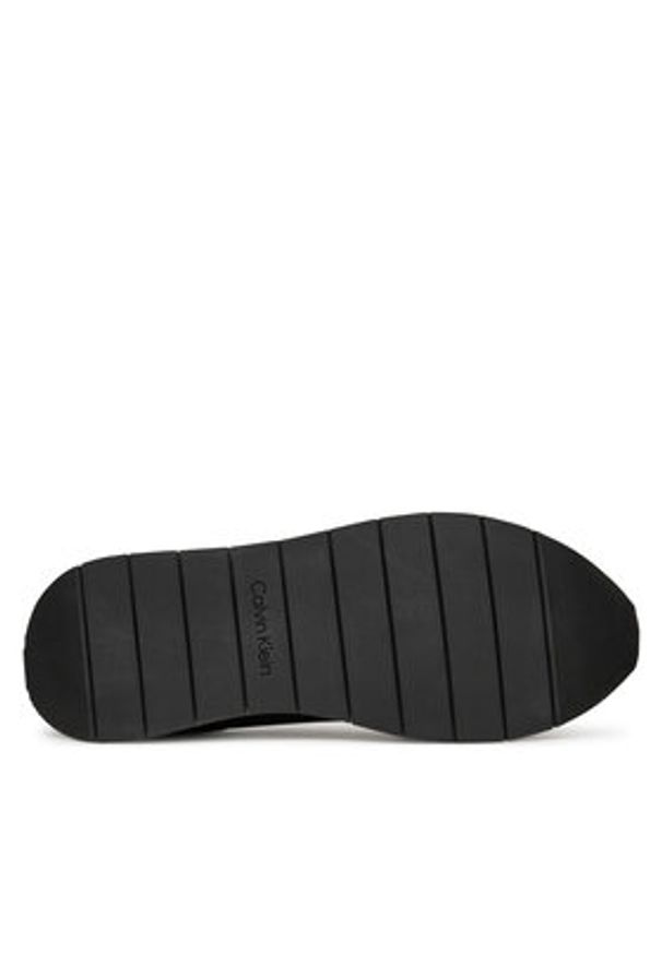 Calvin Klein Sneakersy Low Prof Runn Laceup Perf Lth HM0HM01871 Czarny. Kolor: czarny. Materiał: skóra