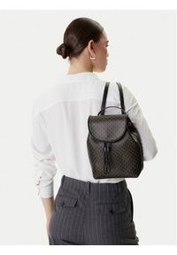 Calvin Klein Plecak Emblem Aop Mini Backpack LV04F3507G Czarny. Kolor: czarny. Materiał: skóra #1