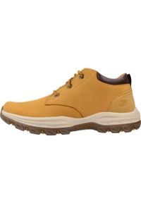 skechers - Buty Mężczyzna Skechers Knowlson brązowy. Kolor: brązowy