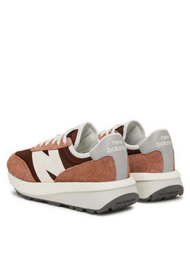 New Balance Sneakersy U370AI Brązowy. Kolor: brązowy. Materiał: zamsz, skóra