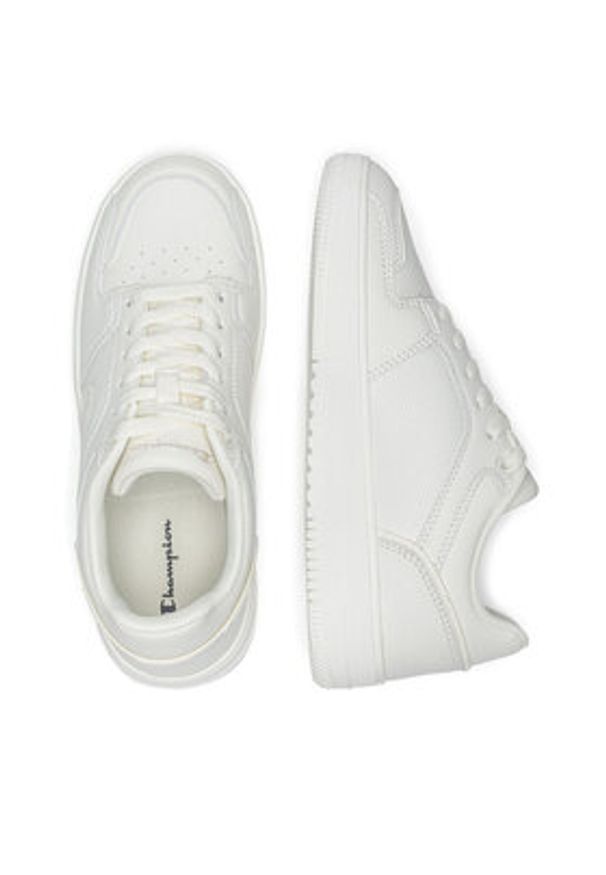 Champion Sneakersy RD18 2.0 LOW S11470-WW029 Écru. Materiał: skóra