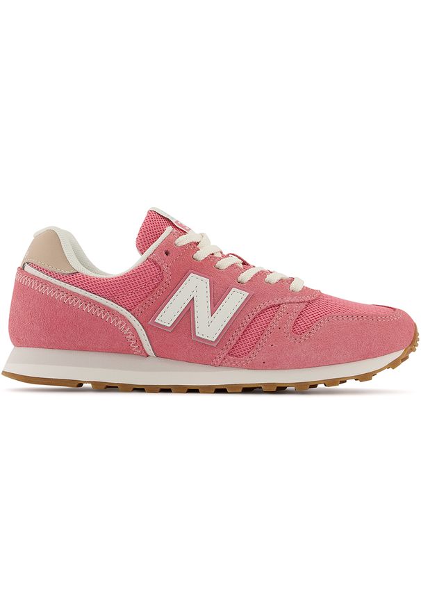 Buty New Balance WL373SP2 – różowe. Zapięcie: sznurówki. Kolor: różowy. Materiał: guma, zamsz, materiał, syntetyk, dresówka. Szerokość cholewki: normalna. Model: New Balance 373