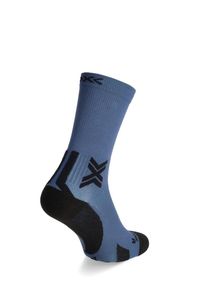 Skarpety biegowe X-Socks Run Discover Crew. Kolor: niebieski. Sport: bieganie
