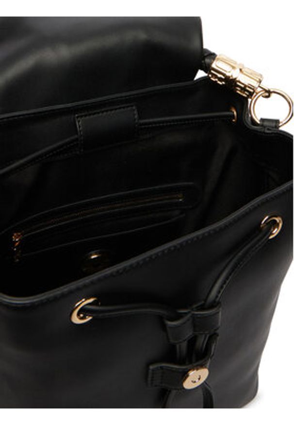 Love Moschino - LOVE MOSCHINO Plecak JC4224PP0OKA0000 Czarny. Kolor: czarny. Materiał: skóra