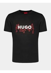 Hugo T-Shirt Dulive 50506989 Czarny Regular Fit. Kolor: czarny. Materiał: bawełna #2