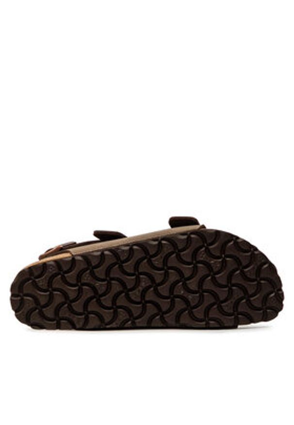 Birkenstock Sandały Milano Bs 0634503 Brązowy. Kolor: brązowy. Materiał: skóra
