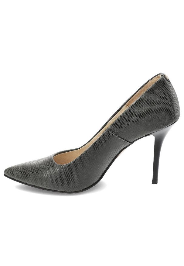 Szare Szpilki Baldaccini Eleganckie Skórzane Buty. Okazja: na co dzień, do pracy, na spotkanie biznesowe. Kolor: szary. Materiał: skóra. Obcas: na szpilce. Styl: elegancki. Wysokość obcasa: średni