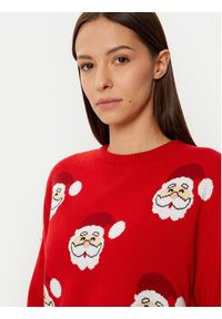 YSABEL MORA - Ysabel Mora Sweter 70028 Czerwony Regular Fit. Kolor: czerwony. Materiał: syntetyk #2