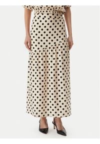 Morgan Spódnica maxi 261-JOVITA Beżowy Regular Fit. Kolor: beżowy. Materiał: wiskoza #1