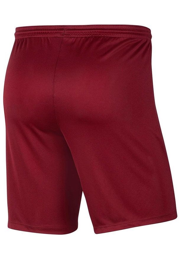 Spodenki dla dzieci Nike Dry Park III NB K bordowe BV6865 677. Kolor: czerwony, brązowy, wielokolorowy