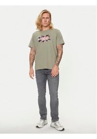 Pepe Jeans T-Shirt Clag PM509384 Zielony Regular Fit. Kolor: zielony. Materiał: bawełna #4