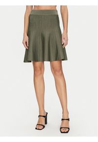 Guess Spódnica mini W5GD0U Z2XY0 Zielony Regular Fit. Kolor: zielony. Materiał: wiskoza